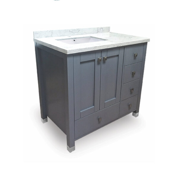 Floor standing wood cabinet