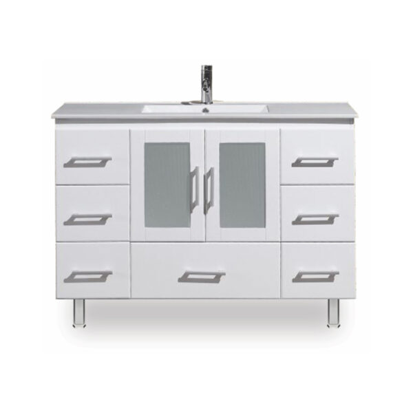 Floor standing wood cabinet