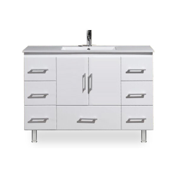 Floor standing all wood vanity